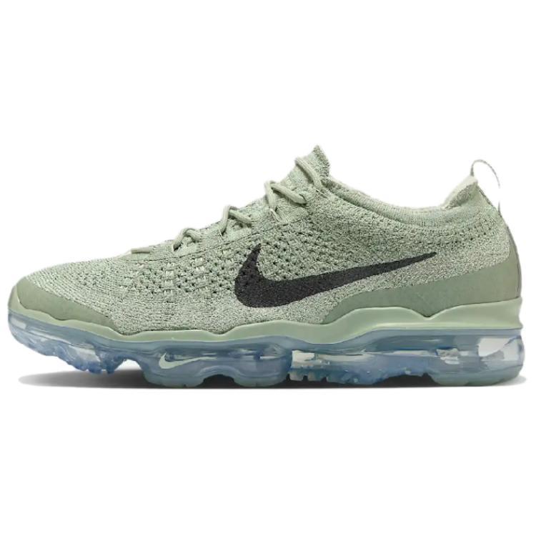 Nike Nike VaporMax 2023 Anti Slip Wear Resistant Low Top Casual Shoes Men's Green Gray
