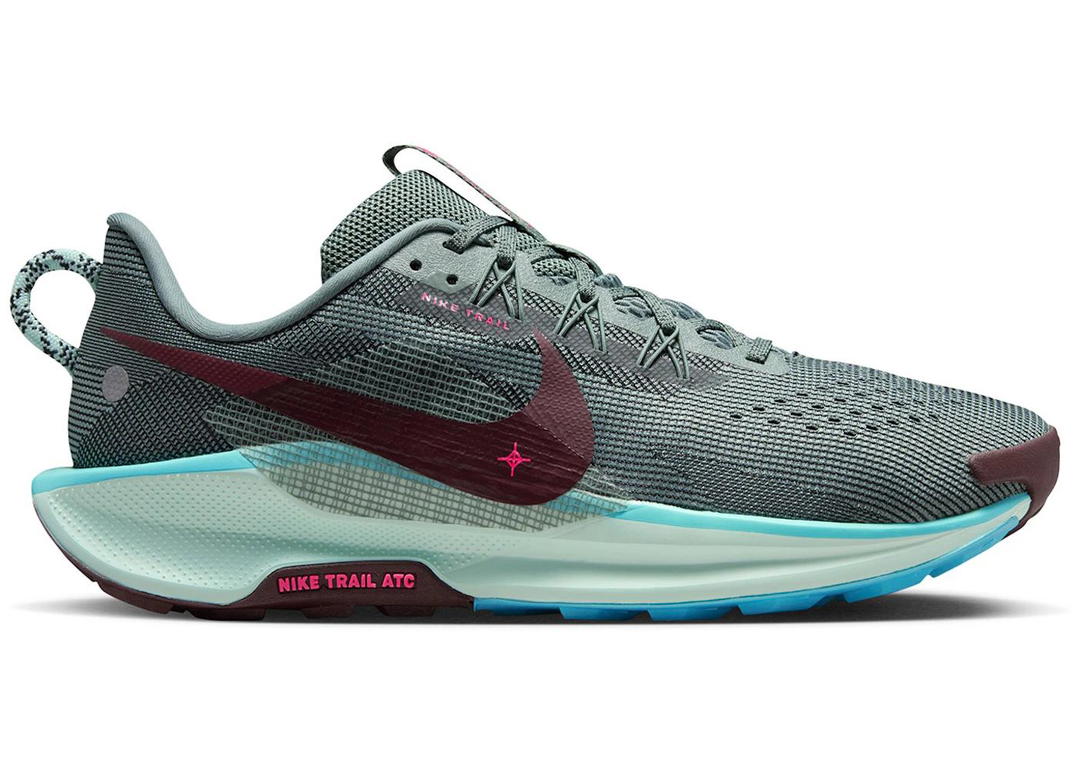 Nike Nike React Pegasus Trail 5 Clay Green Seaweed Burgundy Crush