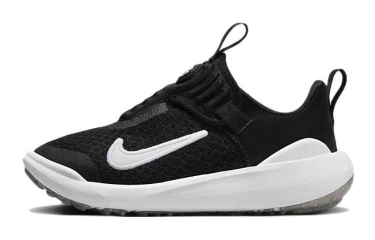 Nike Nike E Series 1.0 PS Cushioned Wear Resistant Breathable Low Top Running Shoes Black Kids'