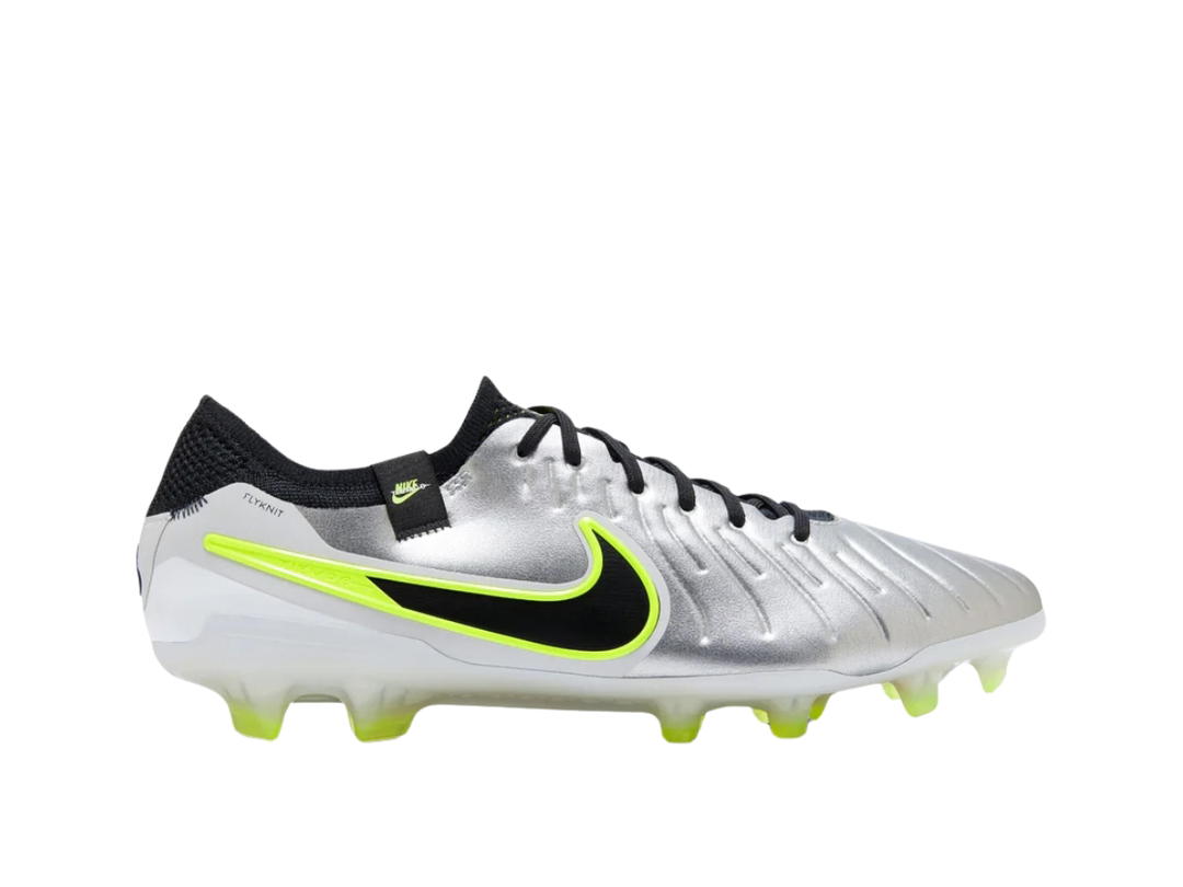 Nike Nike Tiempo Legend 10 Elite Fg Metallic Silver Volt Black