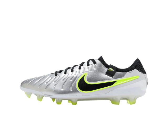 Nike Nike Tiempo Legend 10 Elite Fg Metallic Silver Volt Black - view 2