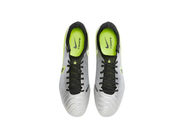 Nike Nike Tiempo Legend 10 Elite Fg Metallic Silver Volt Black - view 4