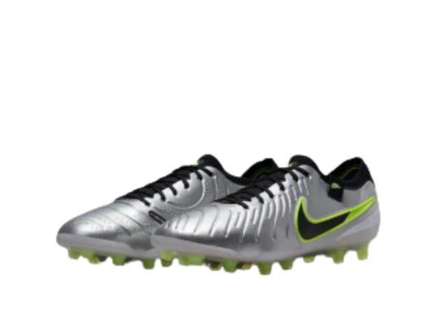 Nike Nike Tiempo Legend 10 Elite Ag Pro Metallic Silver Volt Black - view 3