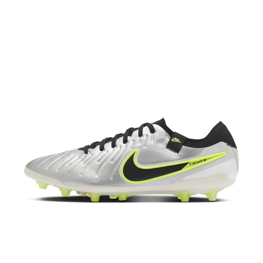 Nike Nike Anti Slip Wear Resistant Soccer Shoes Unisex Silver