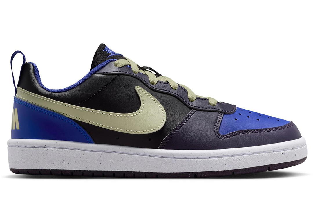 Nike Nike Court Borough Low Recraft Black Cave Purple Olive Aura (GS)
