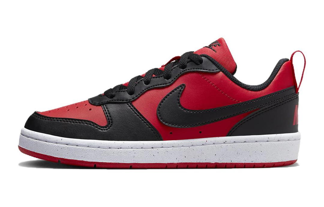 Nike Nike Court Borough Low Recraft GS 'Black University Red'