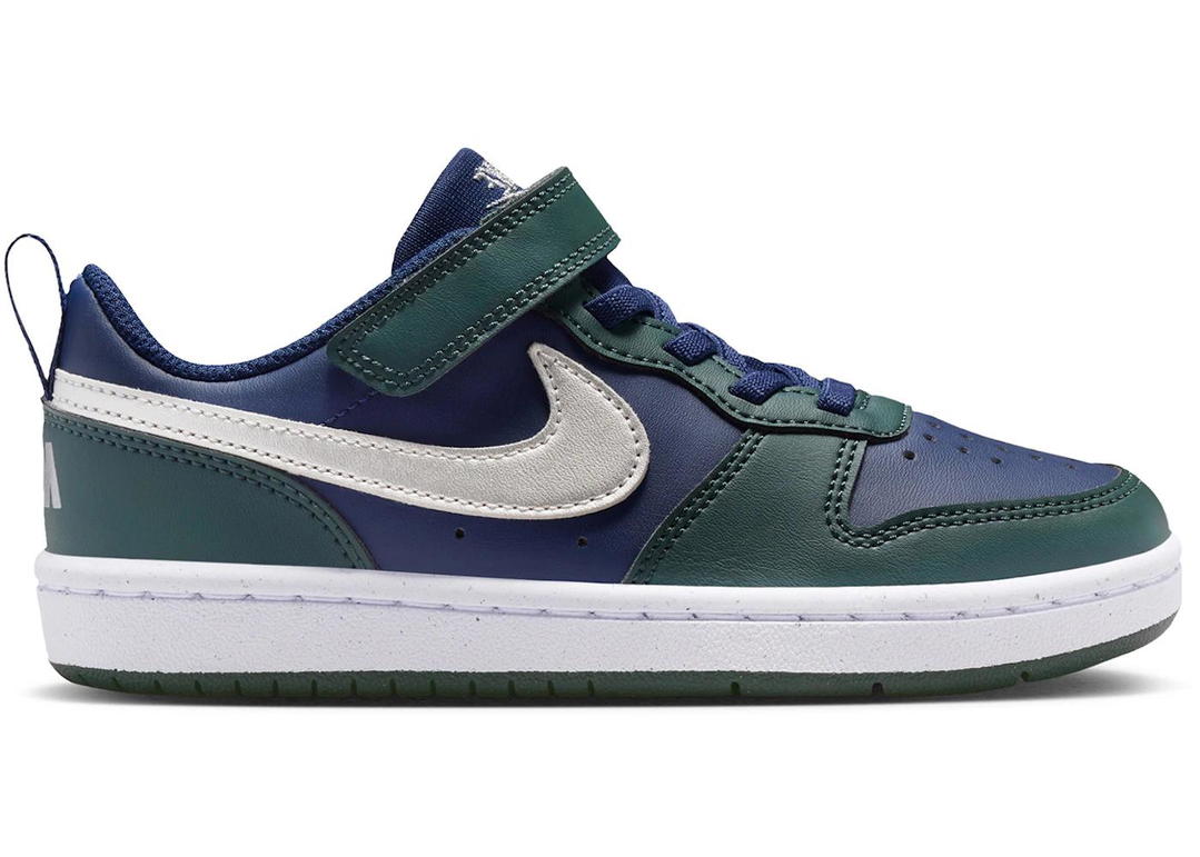 Nike Nike Court Borough Low Recraft Midnight Navy Seaweed (PS)