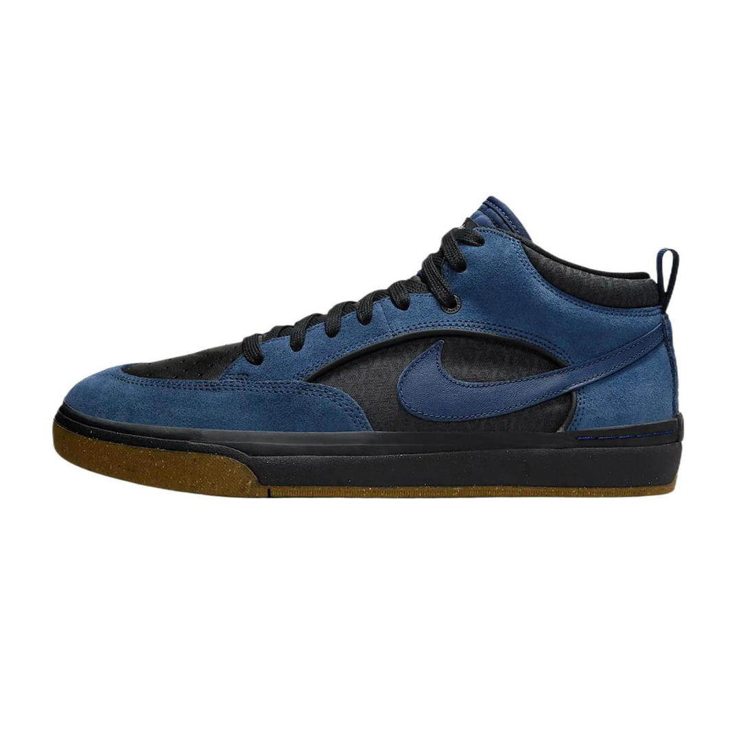 Nike Nike SB React Leo Anti Slip Wear Resistant Low Top Skateboard Shoes Men's Blue