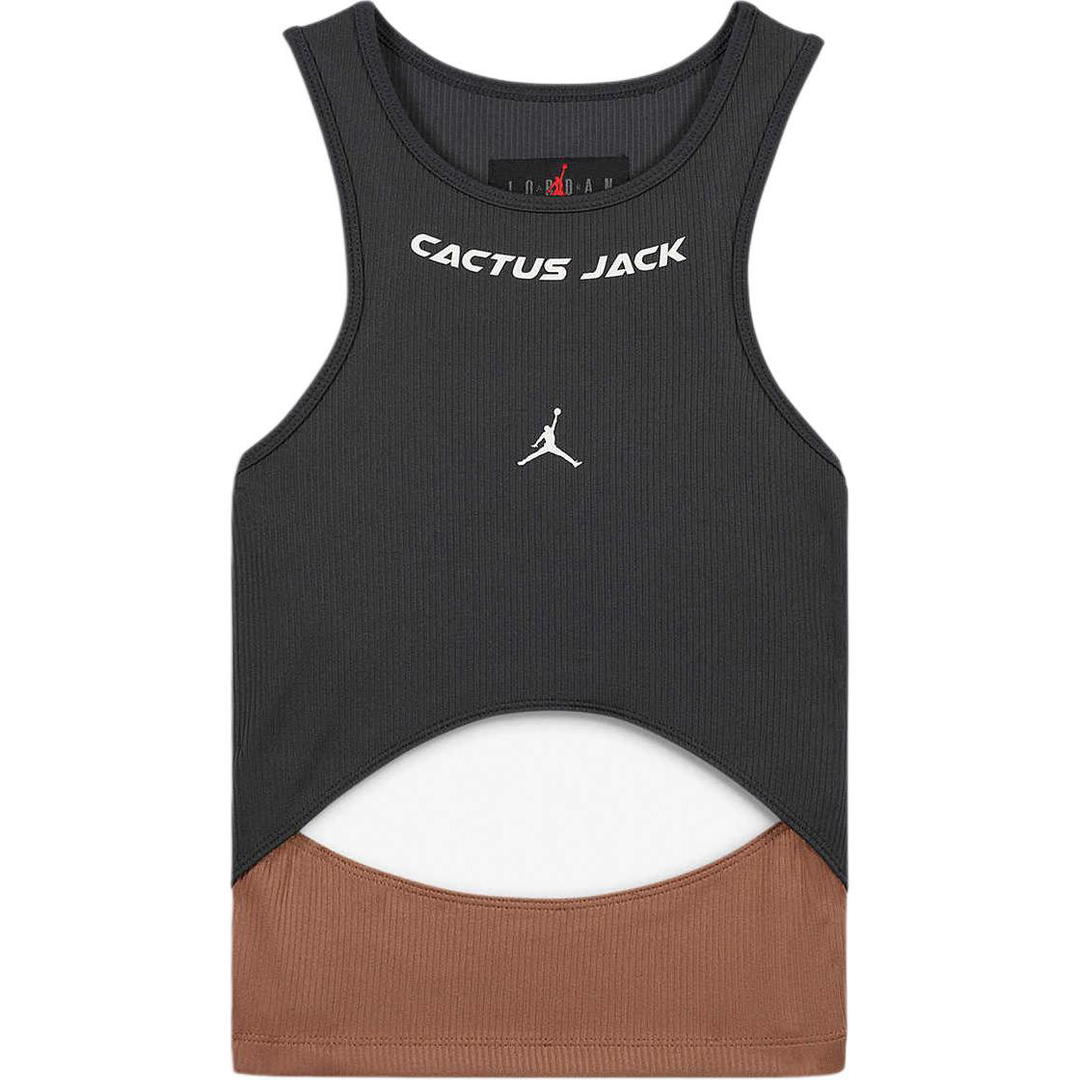 Jordan Jordan X Travis Scott Cactus Jack Women's Tank Top Asia Sizing Dark Smoke Grey