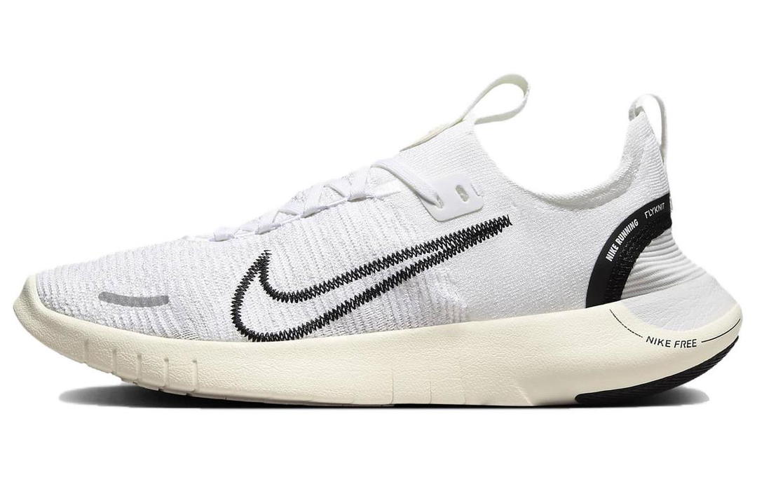 Nike Nike Free Rn Nn Road Running Shoes 'White Coconut Milk Photon Dust Black' Women's
