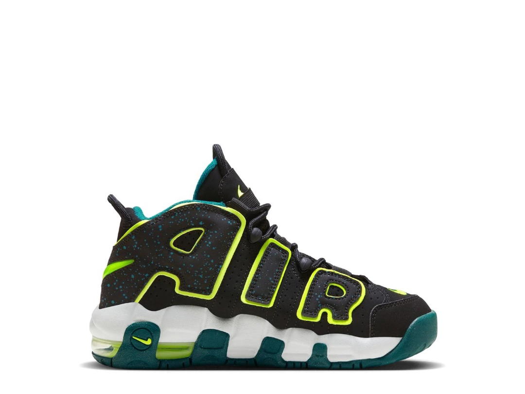 Nike Nike Air More Uptempo Low Black Geode Teal (GS)
