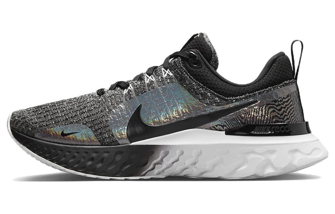 Nike Nike React Infinity Run Flyknit 3 Premium 'Black Zebra Iridescent' Women's