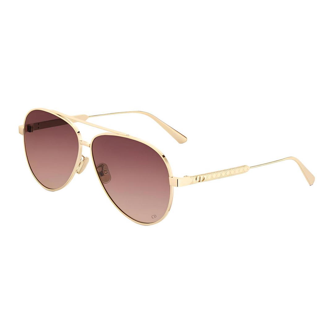 Dior Dior Metal Aviator Sunglasses Unisex Gold