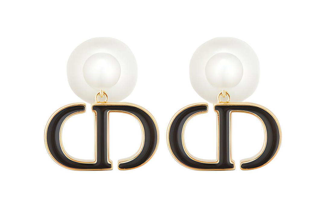 Dior Dior Earrings Women's Black
