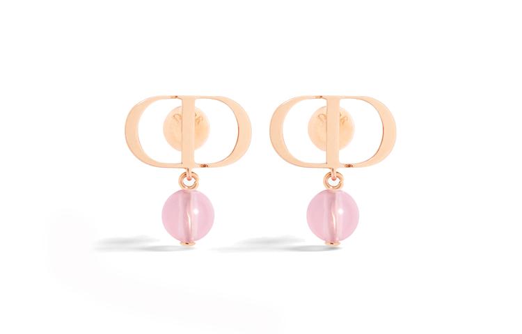 Dior Dior Metal Earrings Women's Pink