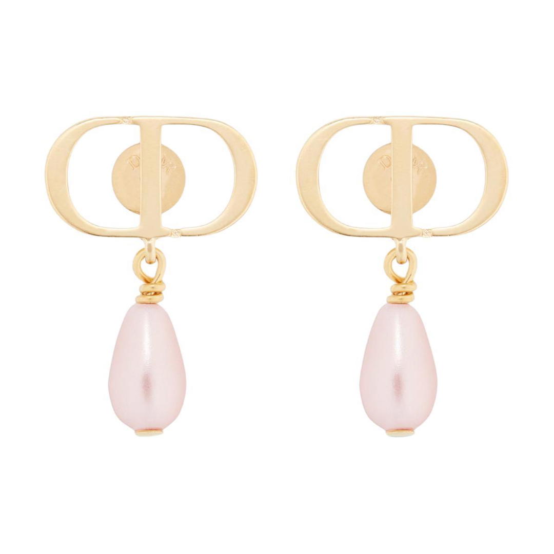 Dior Dior Metal Earrings Women's Pink