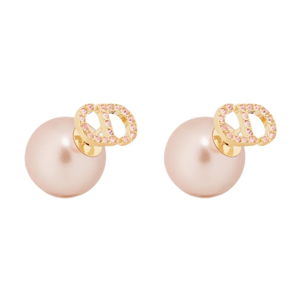 Dior Dior Metal Earrings Women's Pink