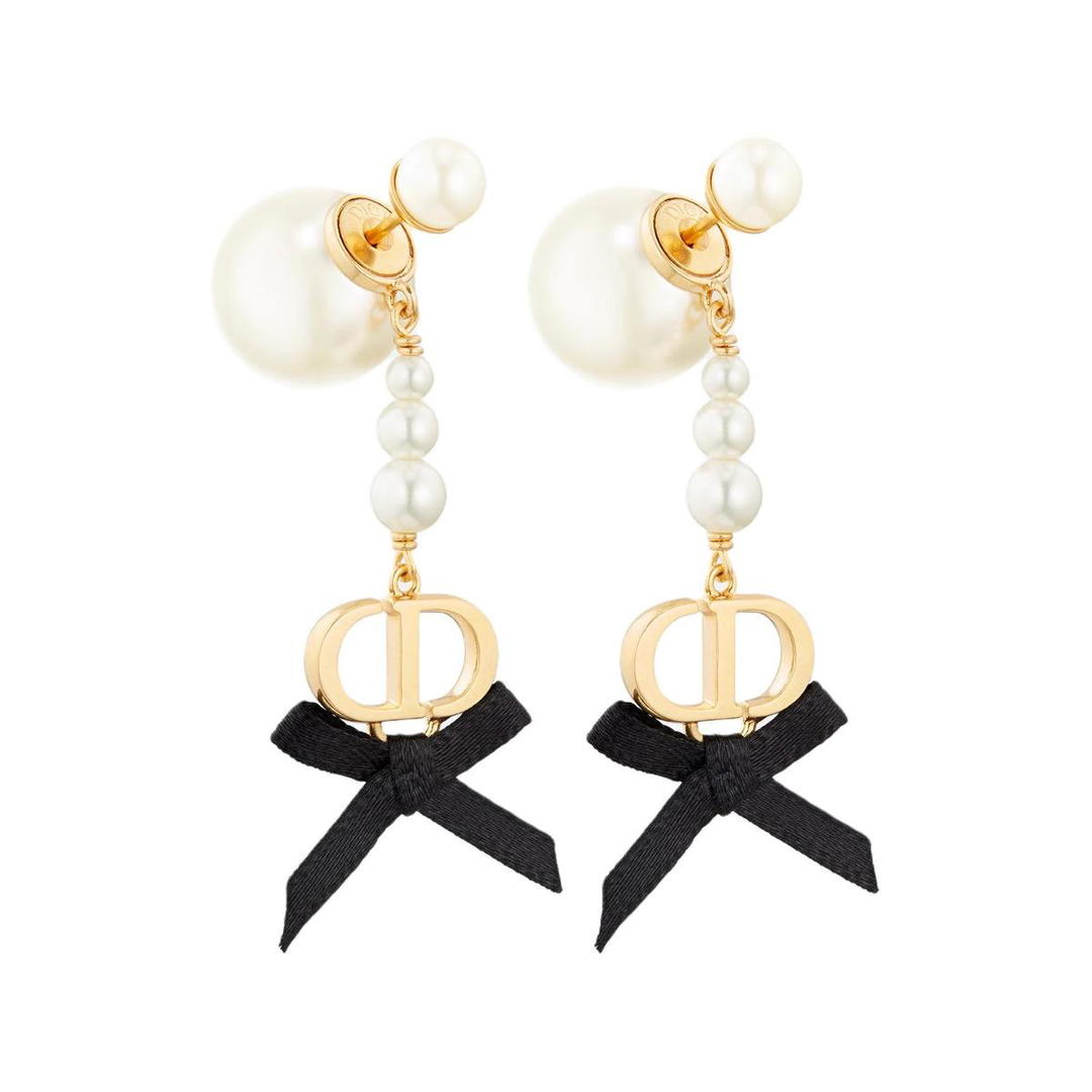 Dior Dior Metal Earrings Women's Gold
