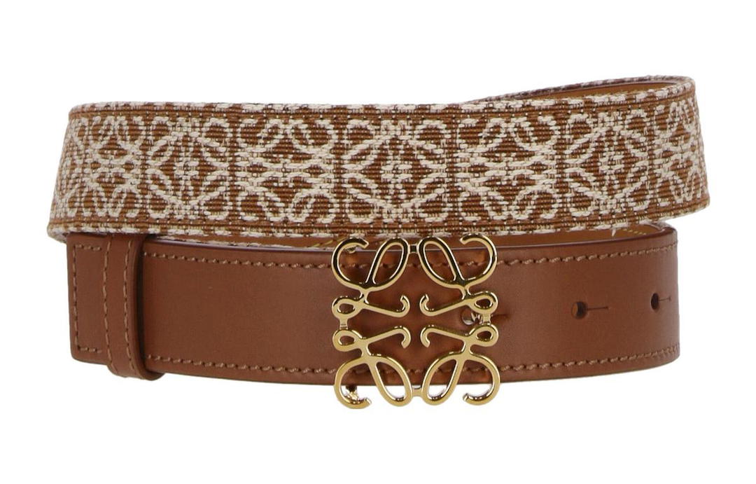 Loewe Loewe Minimalist Style Print Logo Buckle Women's 2.8cm