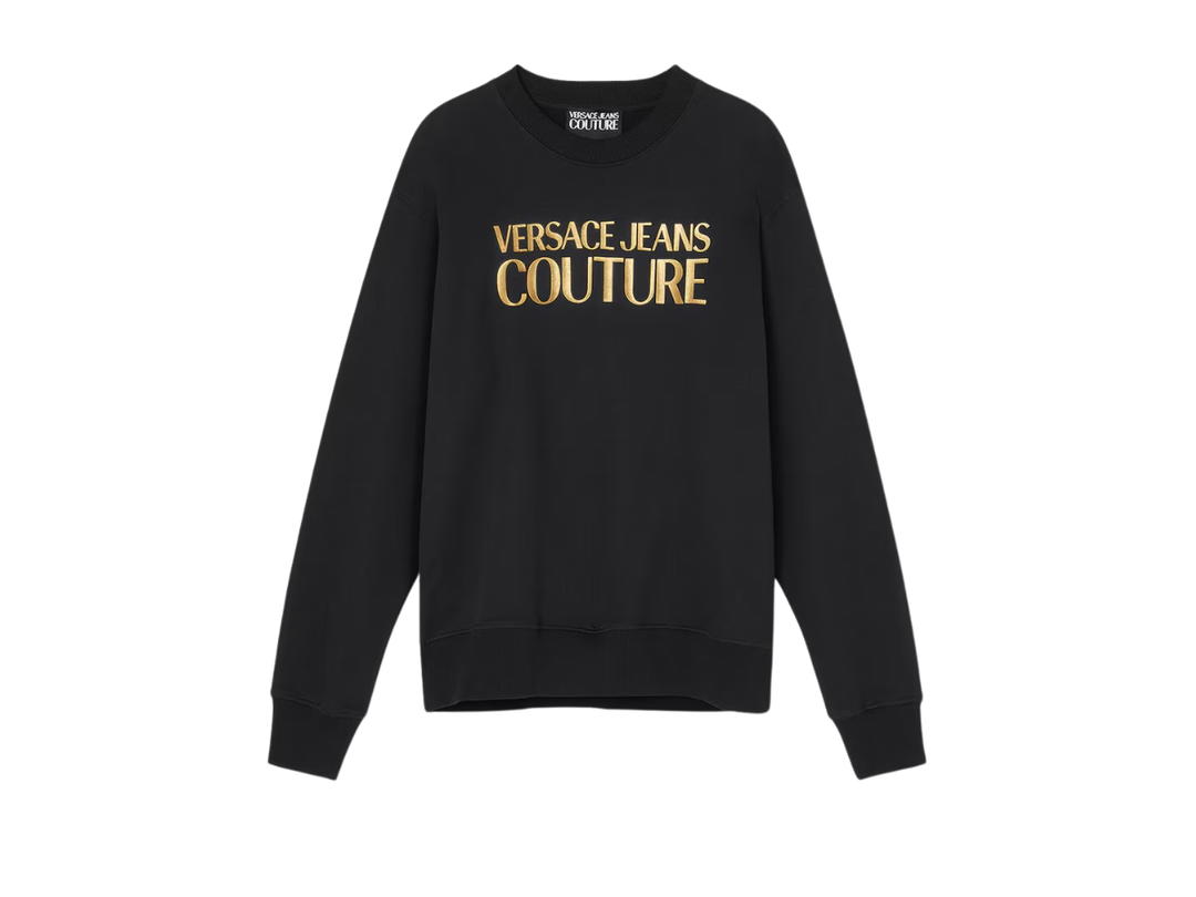 Versace Versace Logo Sweatshirt Black Gold