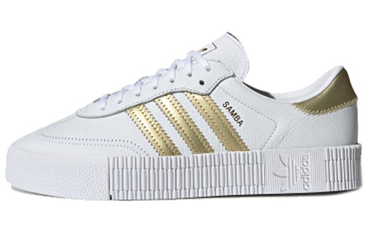 adidas Adidas Sambarose White Gold Metallic Women's