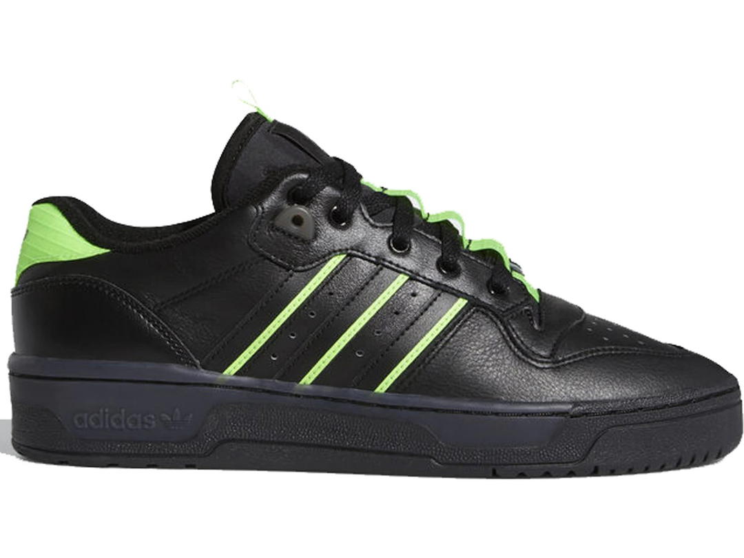 adidas adidas Rivalry Low Core Black Solar Green
