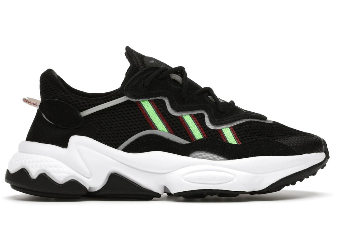 adidas adidas Ozweego Core Black Solar Green (Youth)