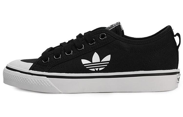 adidas Adidas Originals Nizza Trefoil Core Black Crystal White Women's