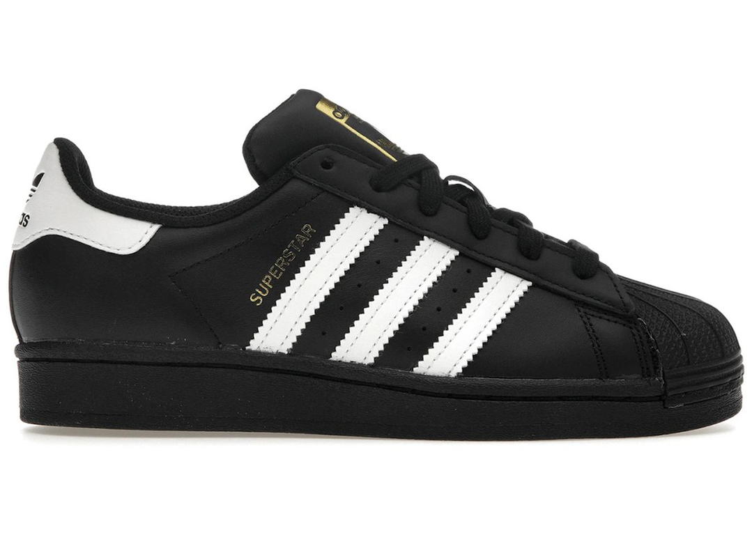 adidas adidas Superstar Core Black Cloud White Gold (GS)