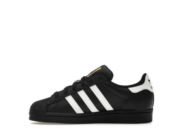 adidas adidas Superstar Core Black Cloud White Gold (GS) - view 3