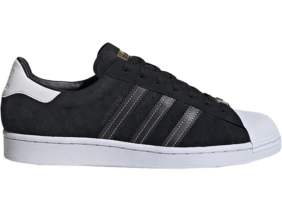 adidas adidas Superstar Black Suede White