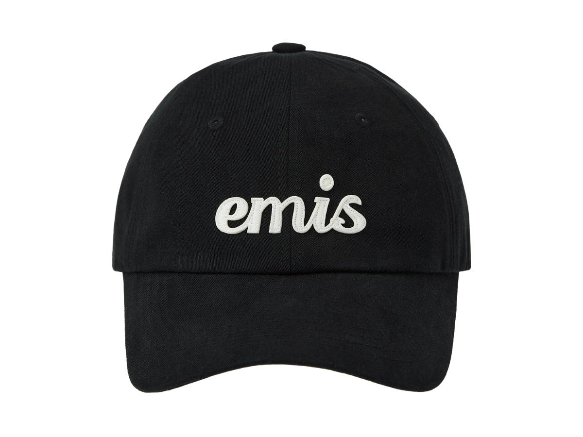 Emis Emis Applique Ball Cap Black