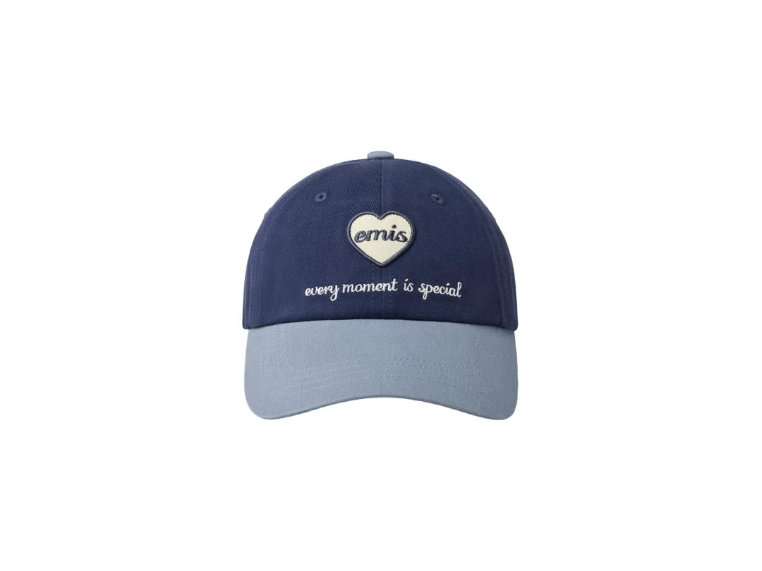 Emis Emis Heart Wappen Tone On Tone Ball Cap Navy