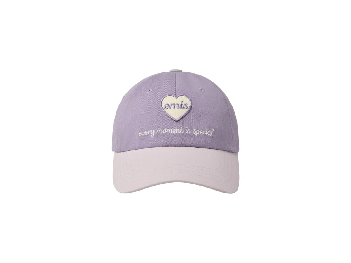 Emis Emis Heart Wappen Tone On Tone Ball Cap Purple