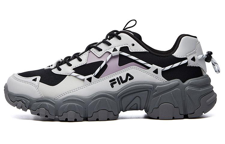 Fila FILA Fluid Low Tops Sports Shoe Black Gray Women's