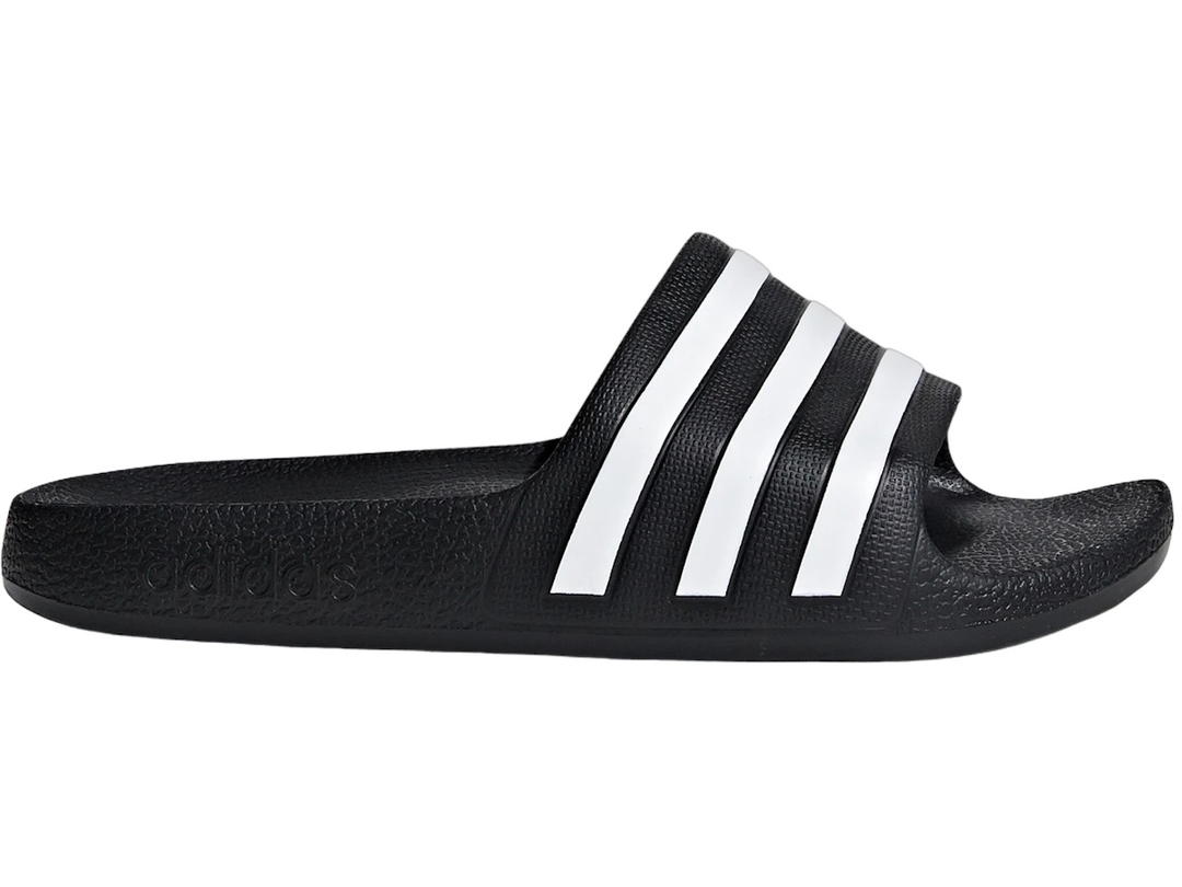 adidas adidas Adilette Aqua Slides Core Black Cloud White (GS)