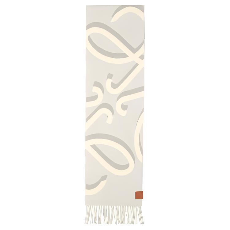 Loewe Loewe Knit Scarves Women's Gray
