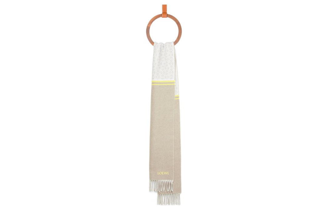 Loewe Loewe Knit Scarves Women's Gray