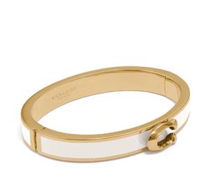 Buy Coach Brass Bangles Unisex White at Sasom – Authentic and Ready to Ship