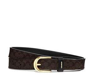 Buy Coach Women's Harness Buckle Belt Chestnut Black/25mm at Sasom – Authentic and Ready to Ship