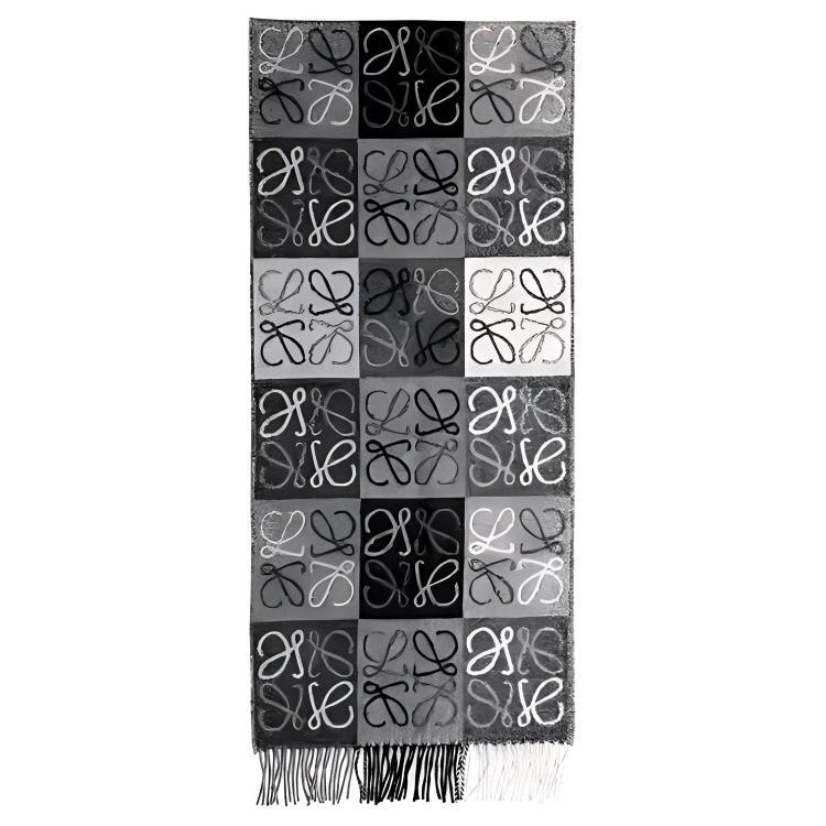 Loewe Loewe Knit Scarves Women's Gray