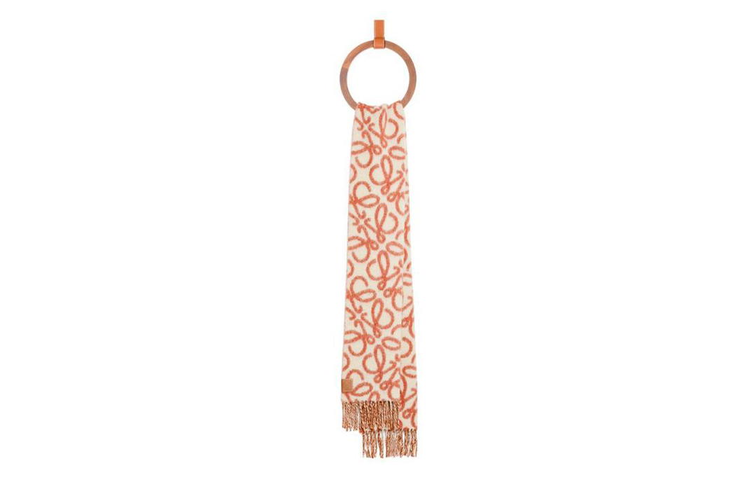 Loewe Loewe Knit Scarves Women's Orange