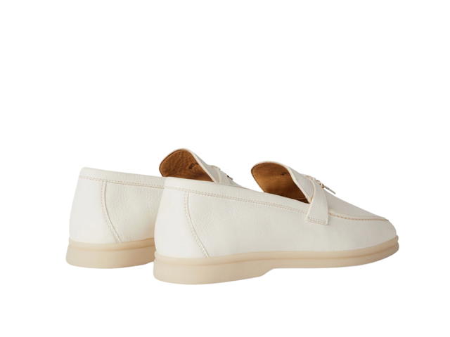 Loro Piana Loro Piana Summer Charms Walk Loafer In Deerskin White - view 2