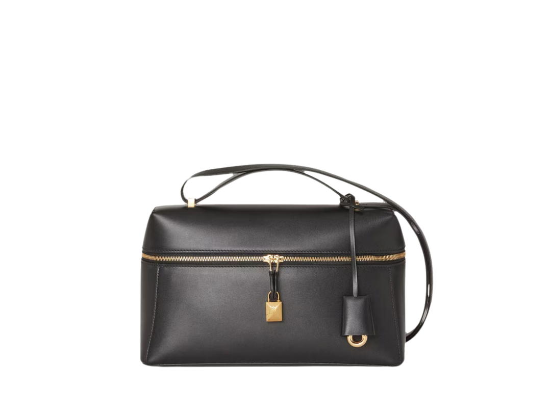 Loro Piana Loro Piana Extra Bag L27 In Smooth Calfskin With Gold Hardware