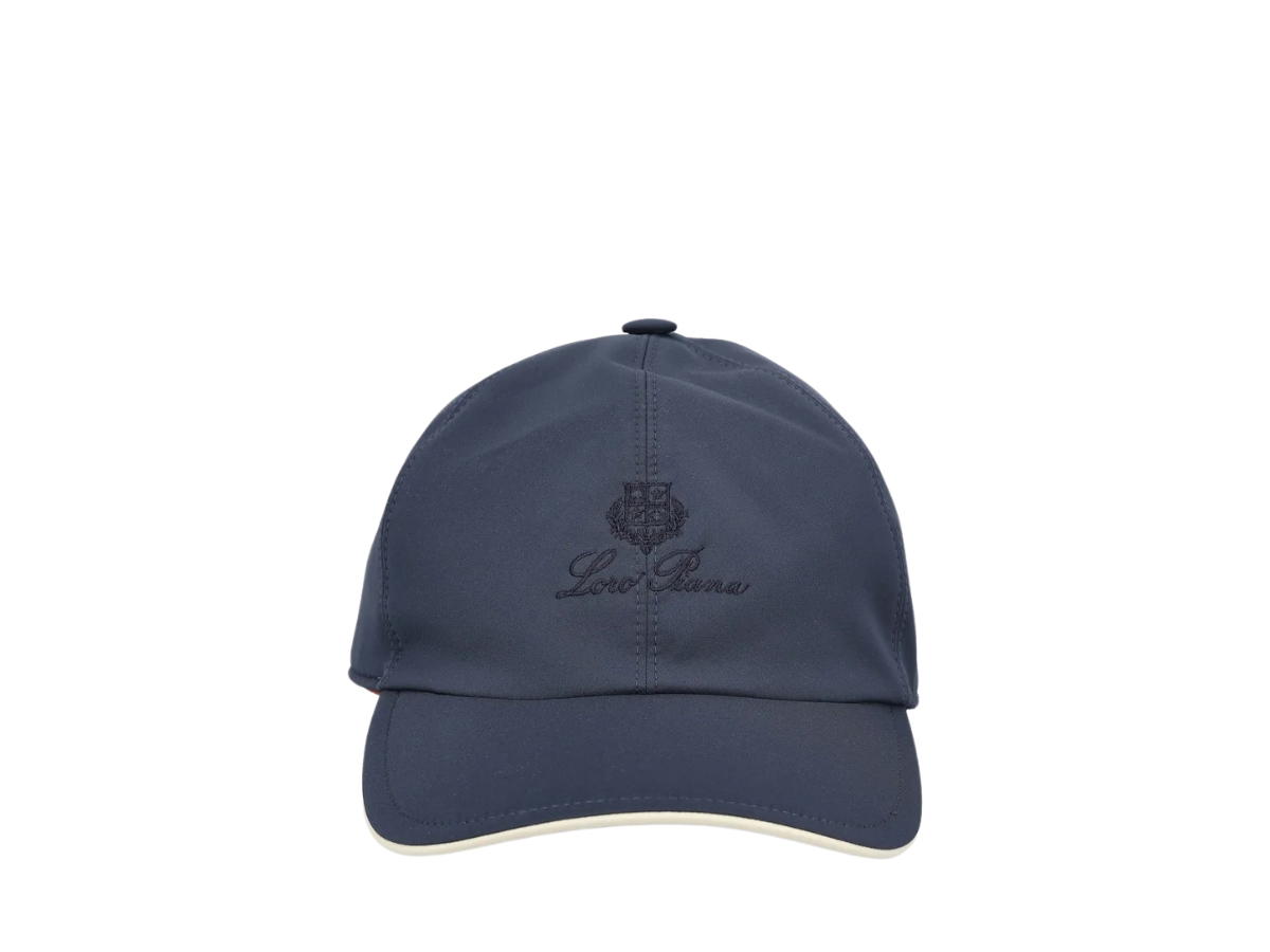 Loro Piana Loro Piana Logo-Embroidered Baseball Cap Navy Blue