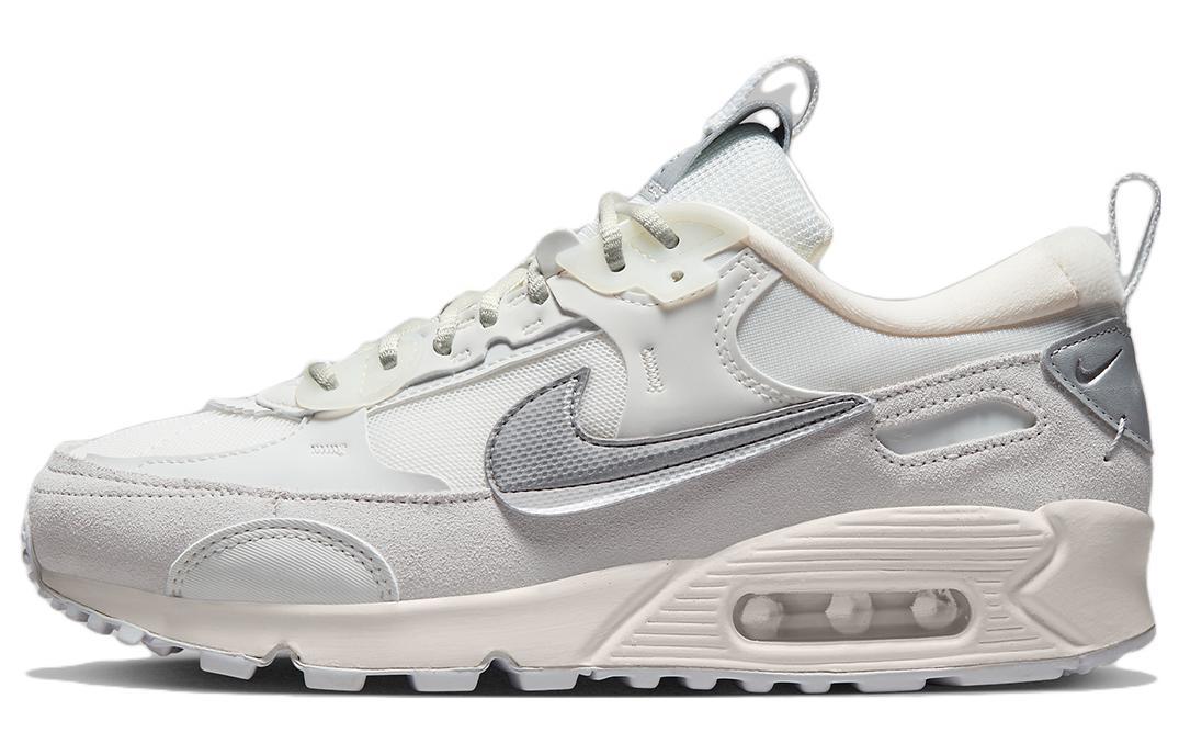 Nike Nike Air Max 90 Futura Summit White Metallic Silver Women's