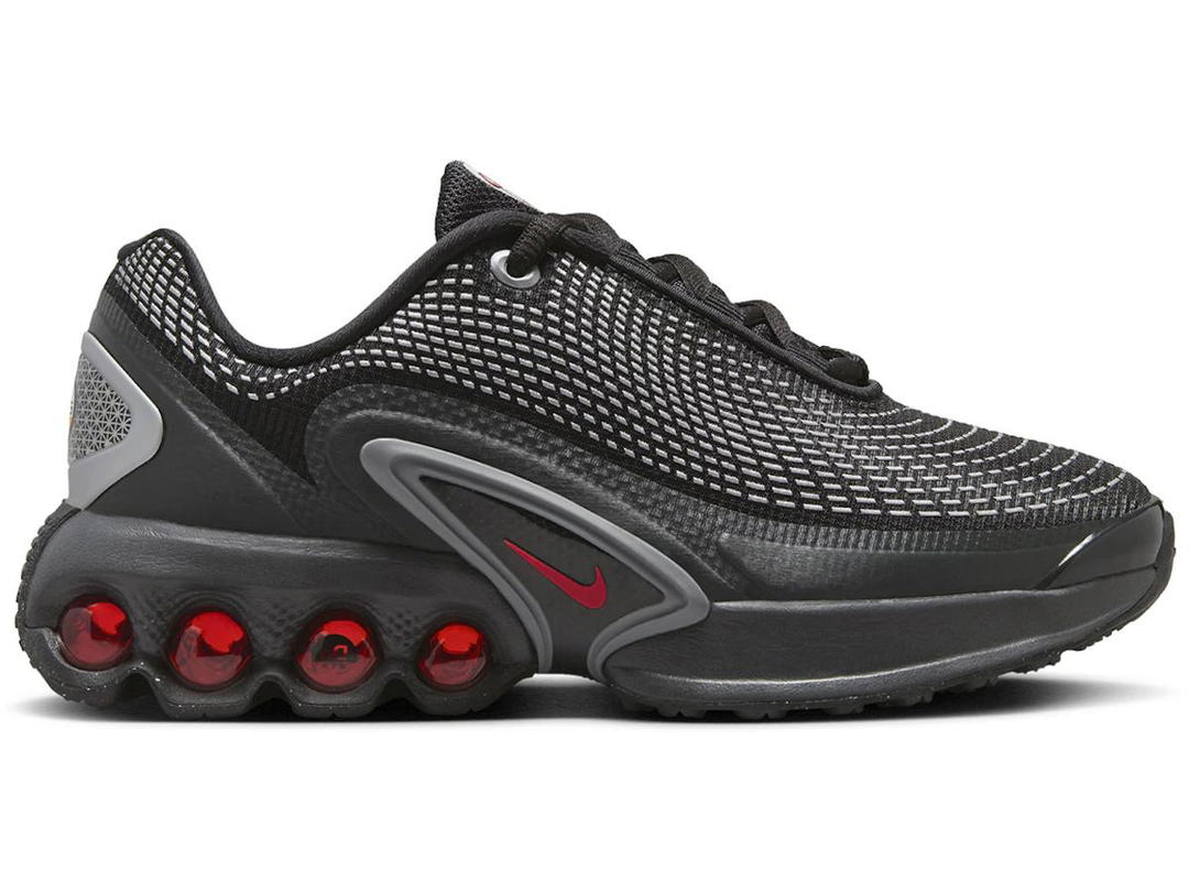 Nike Nike Air Max Dn Black Metallic Silver University Red (GS)