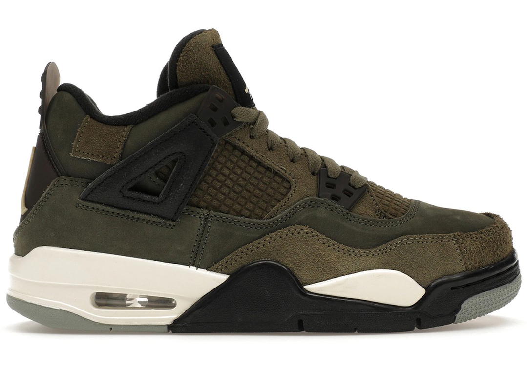 Jordan Jordan 4 Retro SE Craft Medium Olive (GS)