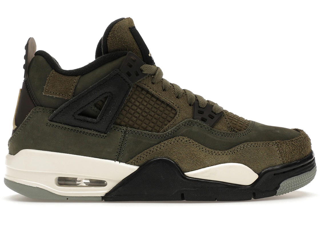 Jordan Jordan 4 Retro SE Craft Medium Olive (GS)