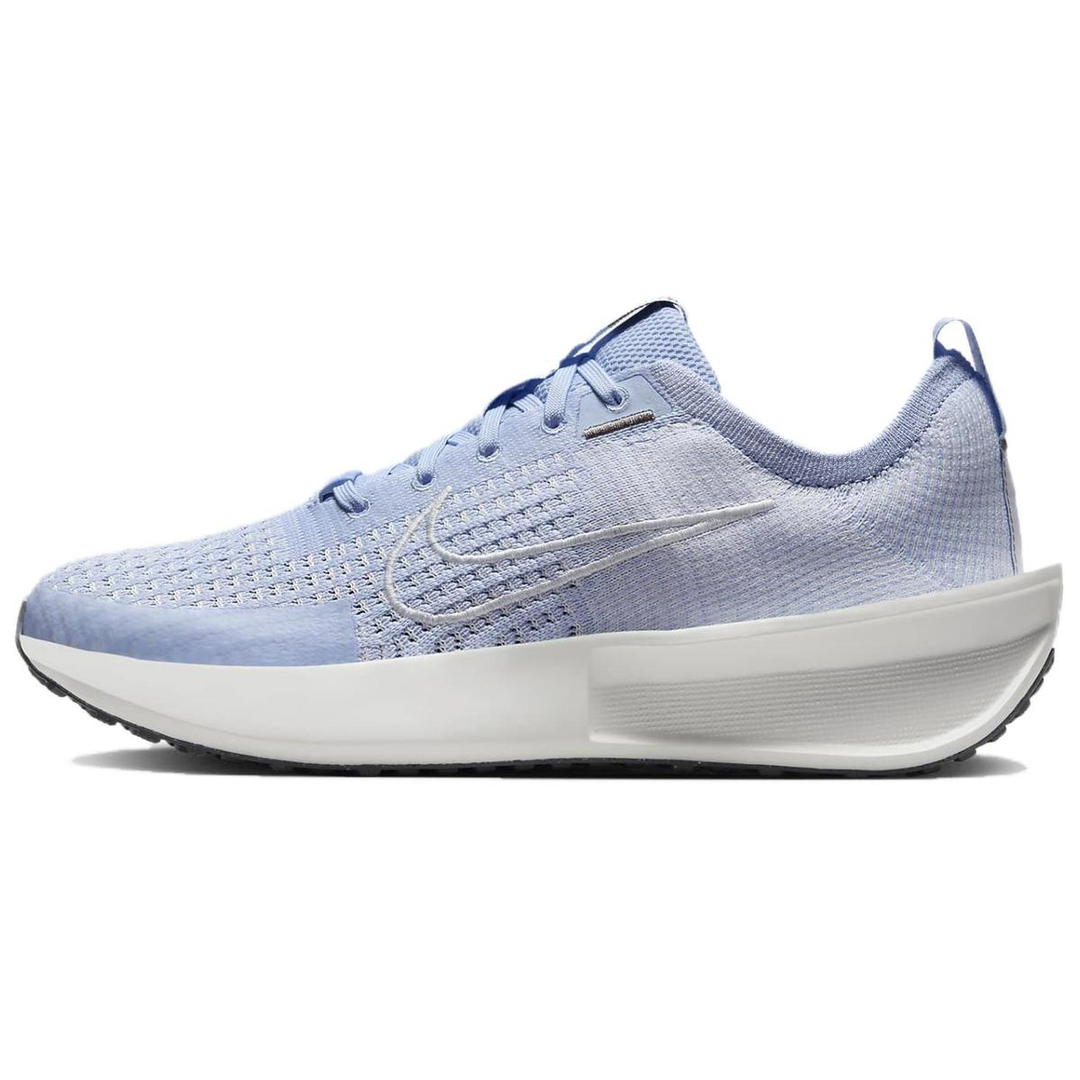 Nike Nike Interact Run Anti Slip And Wear Resistant Breathable Low Top Training Running Shoes Women's Blue